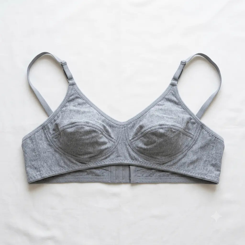 Two Shades Orient Capri Cotton Full-Coverage Bra — Adjustable Straps