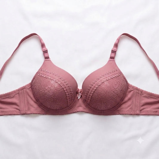 DAIYIQI Elegant Padded Lace Bra — Wired