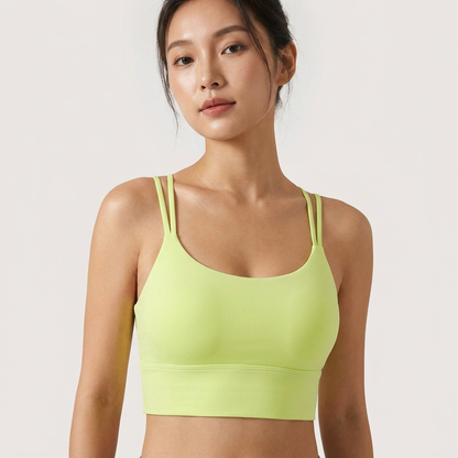 Light Sport Padded Push-Up Bra — Racerback Style