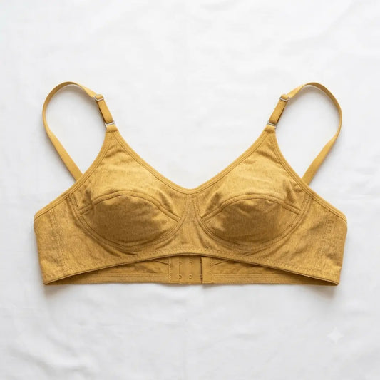 Two Shades Orient Capri Cotton Full-Coverage Bra — Adjustable Straps