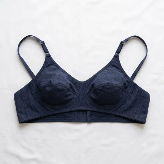 Two Shades Orient Capri Cotton Full-Coverage Bra — Adjustable Straps