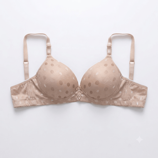Hanjin Double Padded Polka Dot Bra — Non-Wired