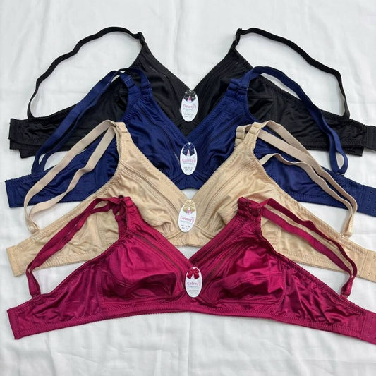 Nudra Premium Jarsi Bra Bundle — Pack of 2 (Classic Solids)
