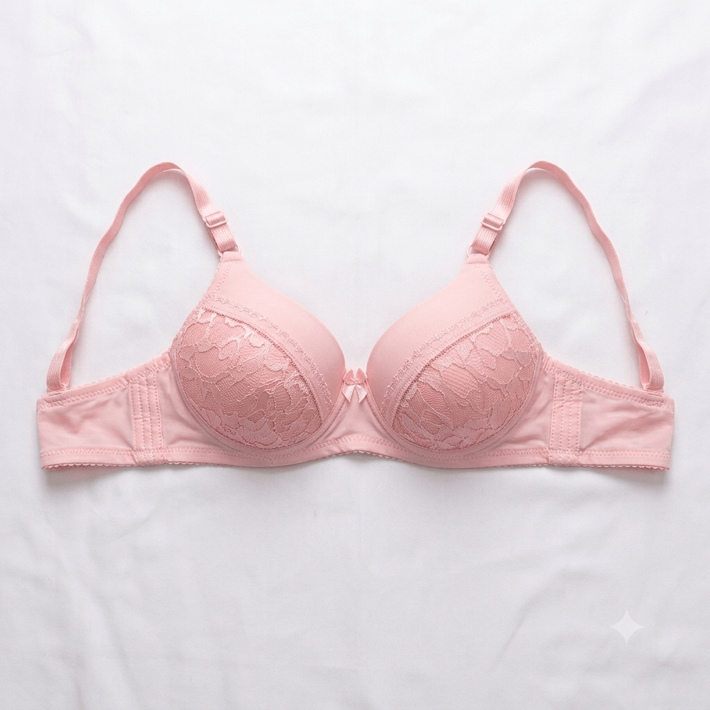 DAIYIQI Floral Lace Push-Up Bra — Wired