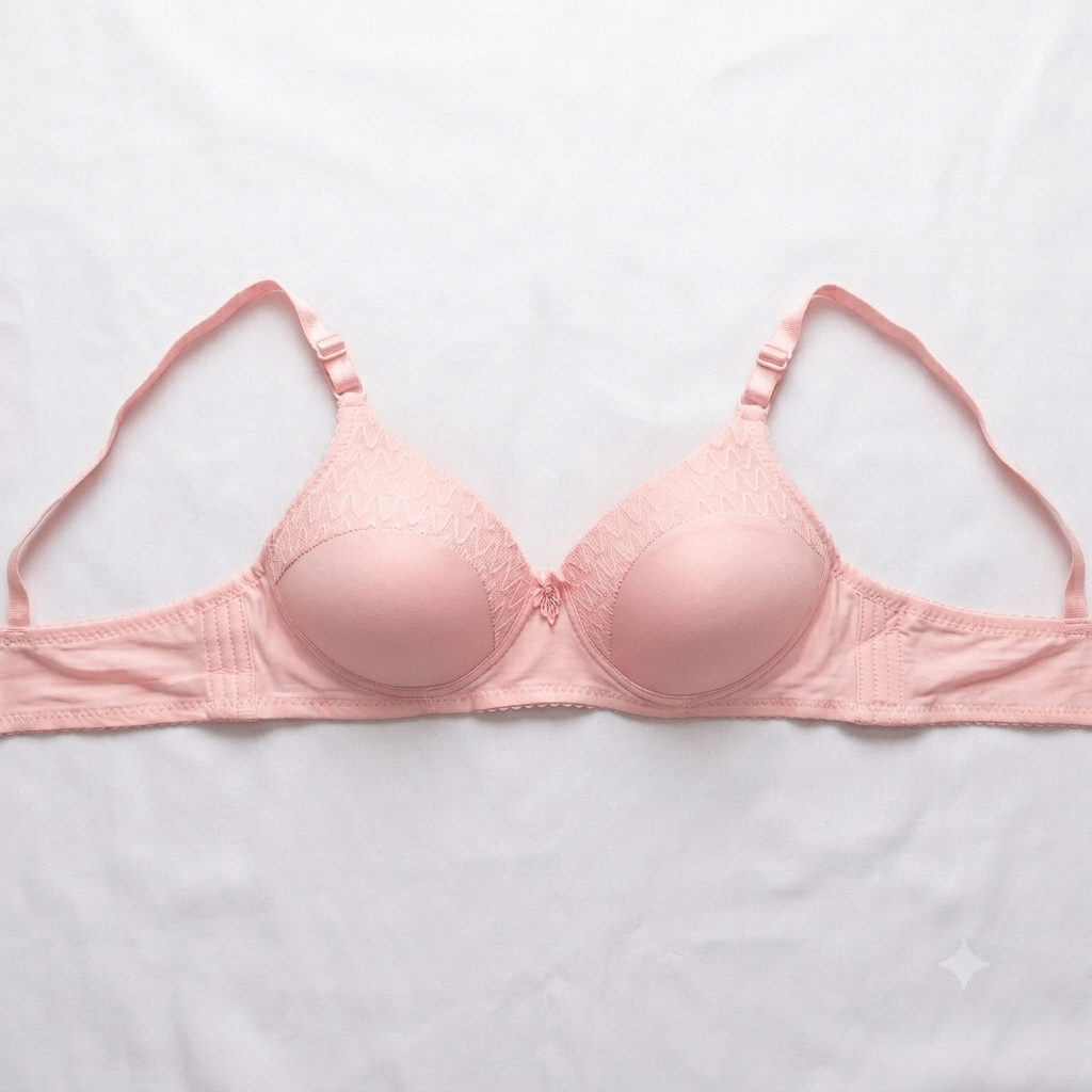 Daiyiqi Seamless Wave-Pattern Push-Up Bra — Non-Wired