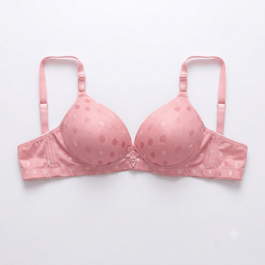 Hanjin Double Padded Polka Dot Bra — Non-Wired