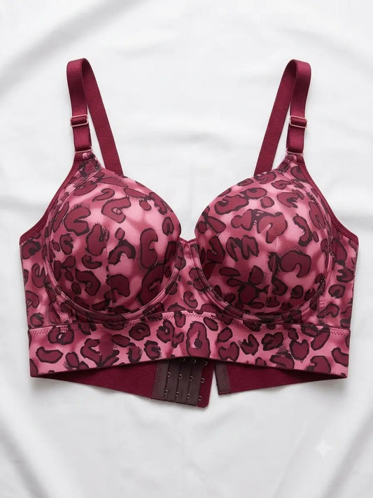 Leopard Print Underwire Bra