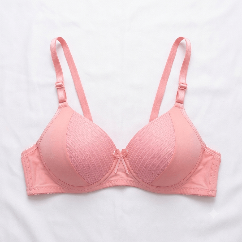 Nudra Padded Wireless Comfort Bra — Seamless T-Shirt Bra