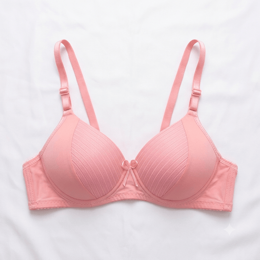 Nudra Padded Wireless Comfort Bra — Seamless T-Shirt Bra