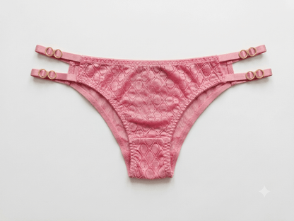 Aosi Rose Floral Lace Panty — Side Detail Briefs