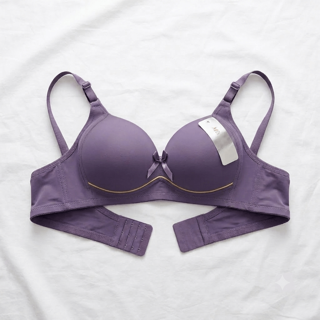 Purple Mixiangle Padded Underwire T-Shirt Bra - Nudra Pakistan