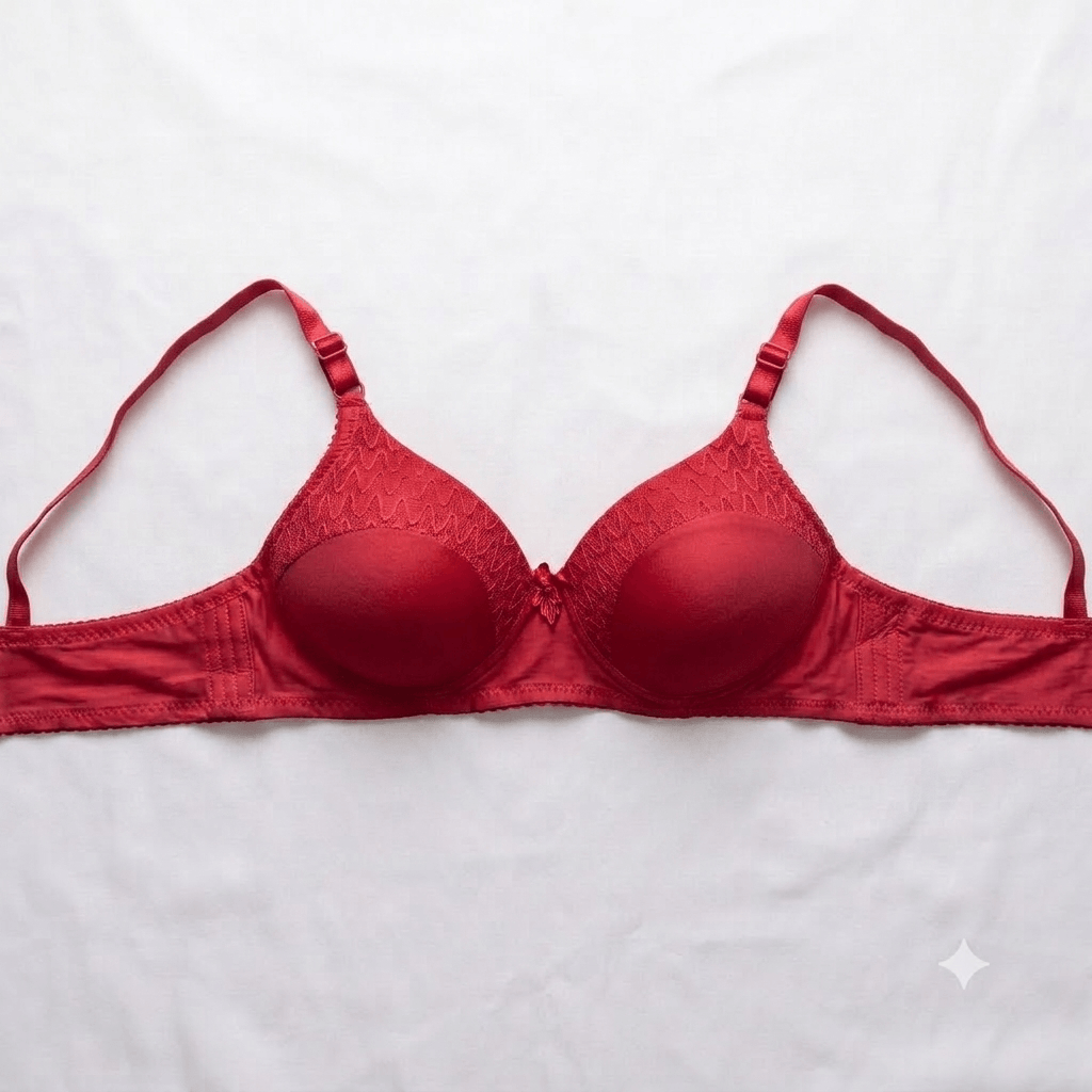 Daiyiqi Seamless Wave-Pattern Push-Up Bra — Non-Wired