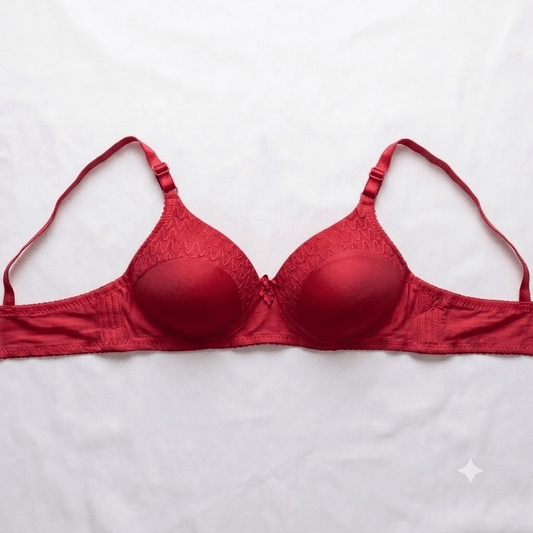 Daiyiqi Seamless Wave-Pattern Push-Up Bra — Non-Wired