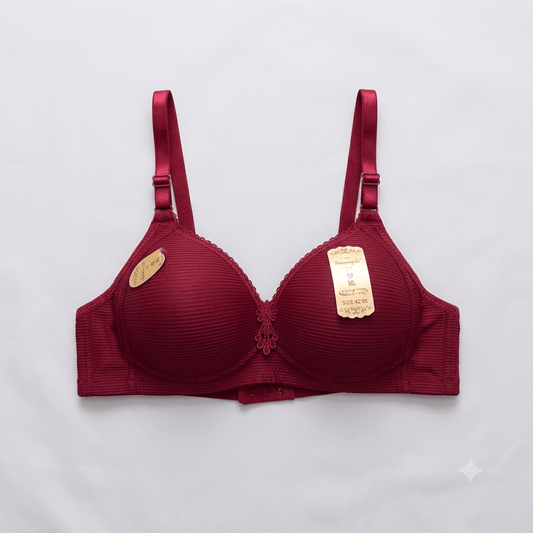 Lanmengshu Elegant Line Padded Bra — Wired
