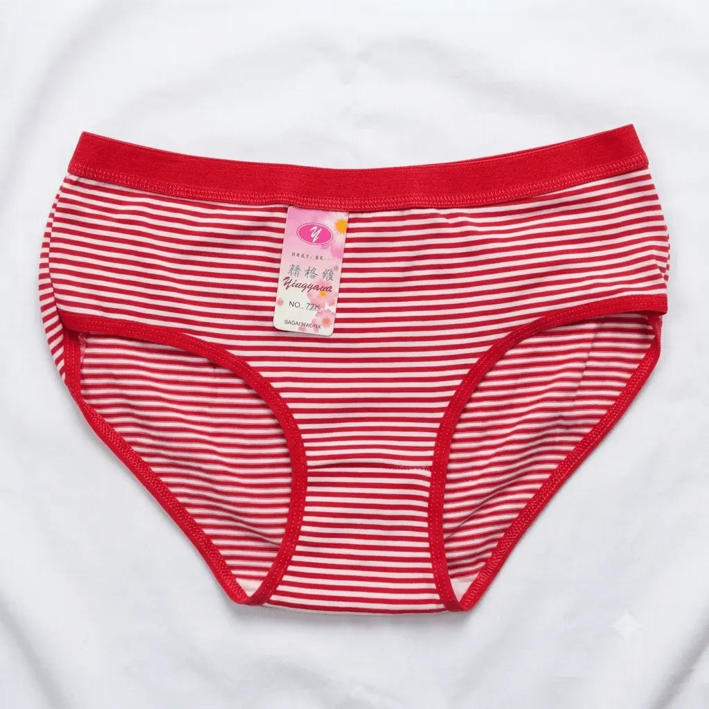 Yingyuya Striped Cotton Panties
