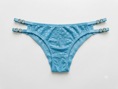 Aosi Rose Floral Lace Panty — Side Detail Briefs