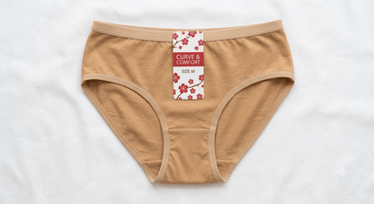 Tan Curve and Comfort Cotton Briefs - Nudra Pakistan