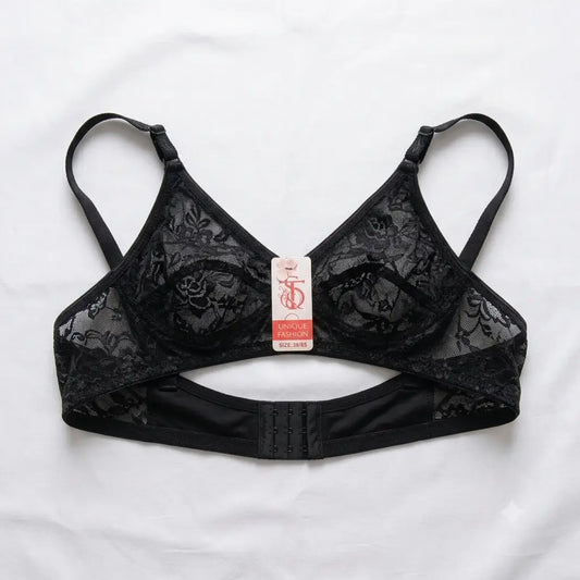 Floral Lace Wireless Bralette — Unique Fashion