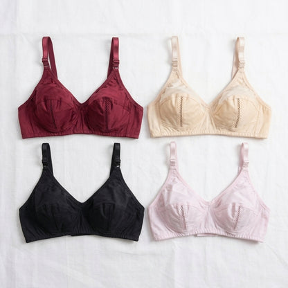 Imported Cotton Bra, Pack of 4