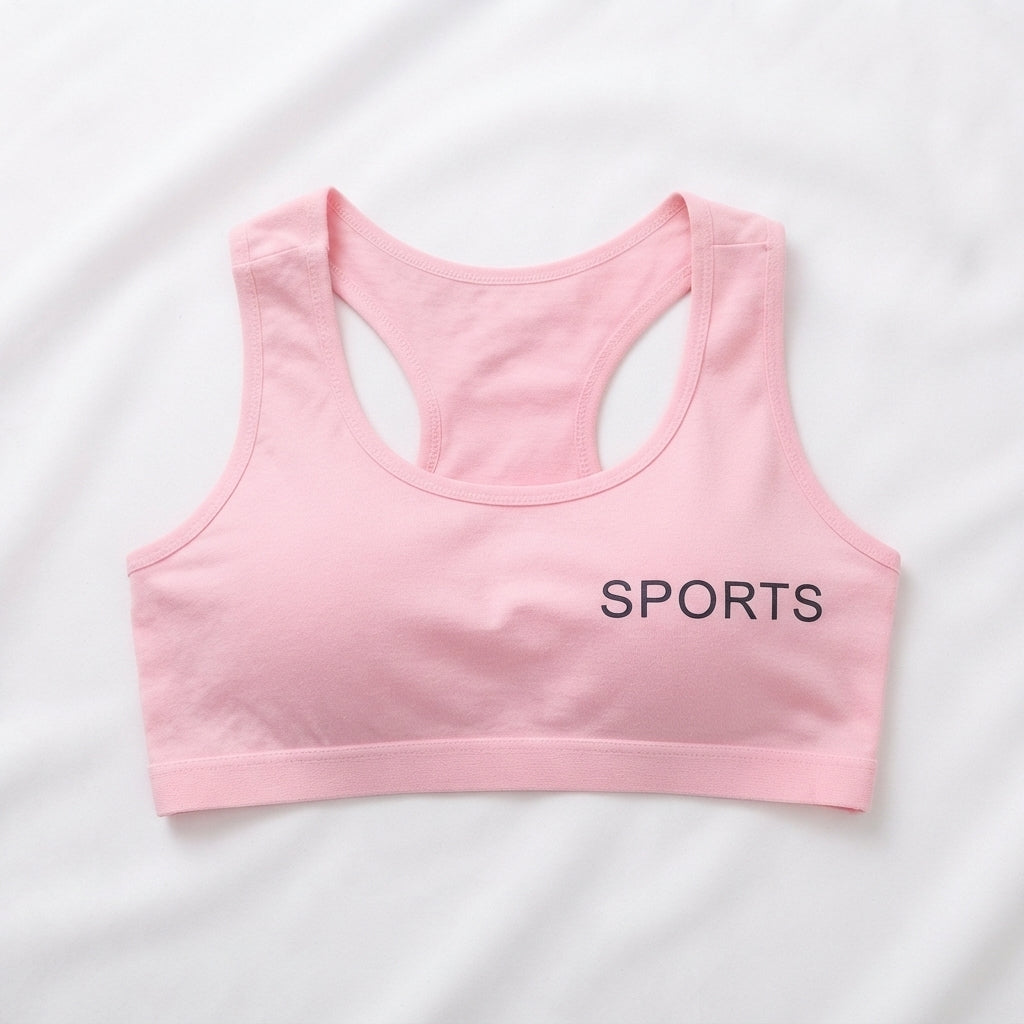 Teens Sports Bra, Pack of 2 (Free Size)